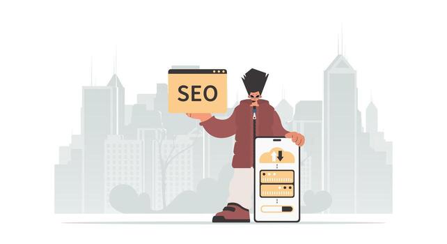 Seo for small business vector