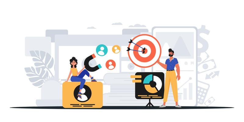 Digital Marketing Team. Ready to use banner