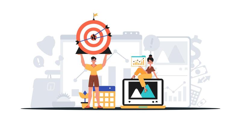 Digital Marketing Team. Ready to use banner