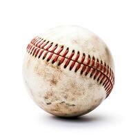 Baseball on white background. photo