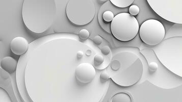 White abstract background, in the style of light white and light gray. Created with Generative AI photo