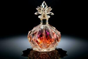 Elegant Perfume bottle. Generate Ai photo