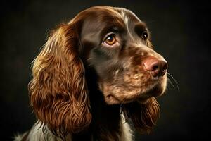 English cocker spaniel dog. Generate Ai photo