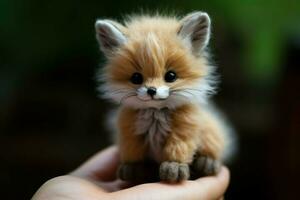 Adorable Cute small furry. Generate Ai photo