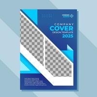 Company cover template design vector