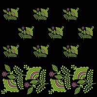 textile pattern of all over printing vector