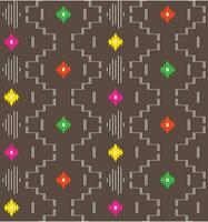 Seamless jamdani textile pattern of all over printing vector