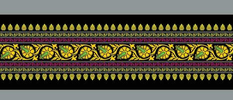 Seamless textile pattern of all over printing vector