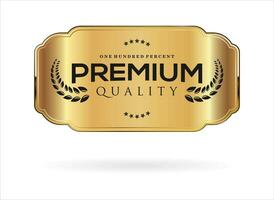 Premium quality label retro design collection vector