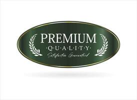 Premium quality label retro design collection vector