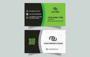 Unique trendy  business card design template vector