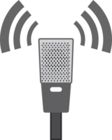 microfone podcast . ícone para Projeto. png transparente