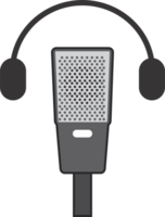 Microphone Podcast . Icon for design.  PNG Transparent