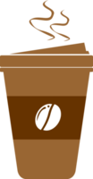 café tienda logo png transparente