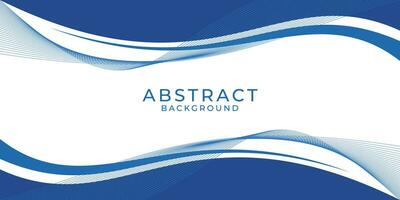 Abstract blue background template vector