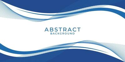 Abstract blue background template vector