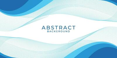 Abstract blue background template vector