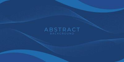 Abstract blue background template vector