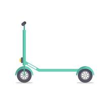 Kick scooter. Means of transportation, delivery or entertainment vector