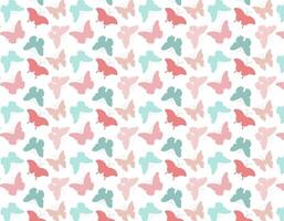 Pattern. Butterflies. Color pattern from different butterflies. Vector butterfly seamless repeat pattern design background.