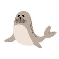 Seal. Illustration on a white background. vector