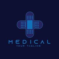 Logo vector and icon template of medical hostpital business