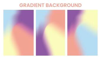 Abstract colorful vector gradient background, illustration with Smooth gradient background design for banners, ads, and presentation templates