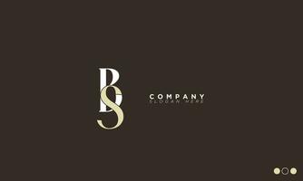 BS Alphabet letters Initials Monogram logo SB, B and S vector