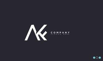 AF Alphabet letters Initials Monogram logo FA, A and F vector