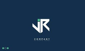 JR Alphabet letters Initials Monogram logo RJ, J and R vector