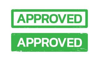 APPROVED Rubber stamp vector. vector