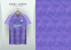 antecedentes para Deportes jersey, fútbol camisetas, corriendo camisetas, carreras camisetas, ligero púrpura línea cubrir modelo vector