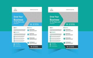 Corporate Business Flyer Design Template vector