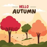 background for autumn season celebration vector