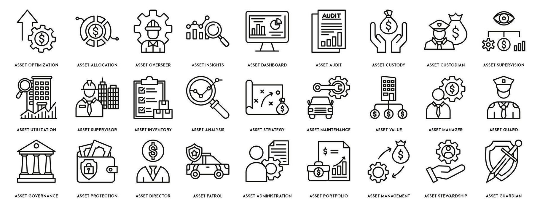 Asset Icon Vector Art, Icons, and Graphics for Free Download