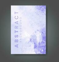 Cover template with watercolor background. Design for your cover, date, postcard, banner, logo. vector