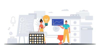 Digital Marketing Team. Ready to use banner vector