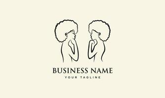 women logo template vector