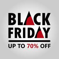 Black Friday Sale Vector Design Illustration with Grey Gradient Colored Background