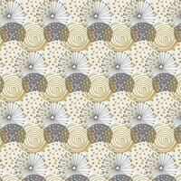 Scandinavian seamless pattern. Pattern with abstract circles in Scandinavian style. vector