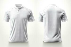 Bosquejo Deportes fútbol americano equipo uniformes blanco camisa, generativo ai ilustración foto
