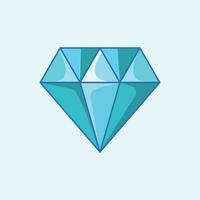 The Illustration of Diamond Game Item vector