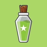 The Illustration of Power Boost Potion Game Item vector