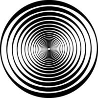 Waves water wave propagation space concentric circle, concept Radio signal vector