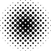 Halftone circles size circles gradations, dot pop art pattern vector