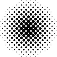 Halftone circles size circles, gradations dot pop art pattern vector