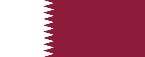 Qatar flag sticker car acronym QA QAT, domain country vector