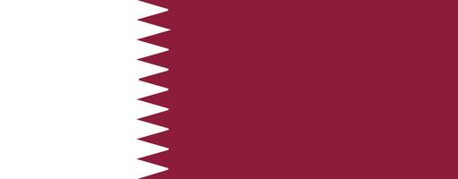 Qatar flag sticker car acronym QA QAT, domain country vector