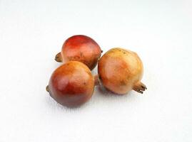 pomegranate in the white background photo