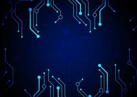 circuito tecnología antecedentes con de alta tecnología digital vector